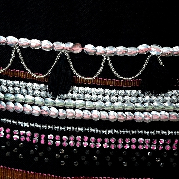 Anthropologie Maeve short sleeve Embellished dress size 4 - Picture 5 of 8